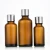 Import Luxury 15ml 25ml 35ml 50ml round brown glass bottle wholesale cosmetic essential oil bottle from China