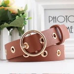 Luxury Female Ladies Wide Belt Waist Long PU Leather Belt Women
