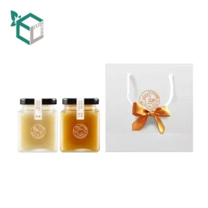 Luxury Gold Packaging Custom Logo Handmade Royal Honey Gift Case Box