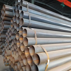 Made in China ERW black round steel pipe dn200 welded steel pipe