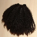 Malaysian virgin afor kinky curly bulk human hair weaving wholesale in south africa
