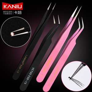 Manicure Tools High Precision Stainless Steel Tweezers Insert And Dotting Jig for DIY Tool