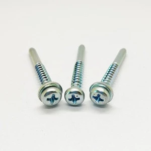 Manufacturer Round head with washer tapping half thread binding rivets