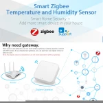 Manufacturer Zigbee eWelink temperature and humidity sensor LCD display temperature humidity meter