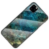 Marble Glitter Shockproof Tempered Glass Mirror Back Cover for iPhone 11 case
