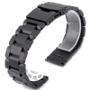 Matt brushed 3 beads metal solid stainless steel watch band watch strap watch bracelet chain