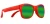 Import McFly Red Flexible Polarized Toddler Sunglasses (ages 2-4) from USA