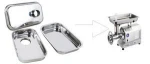 Meat grinder use meat trays stainless steel rectangular plates with hole