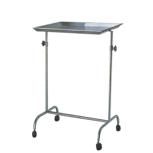 Medical Stainless Steel Hospital Mayo Table In Operating Room Instrument Trolley