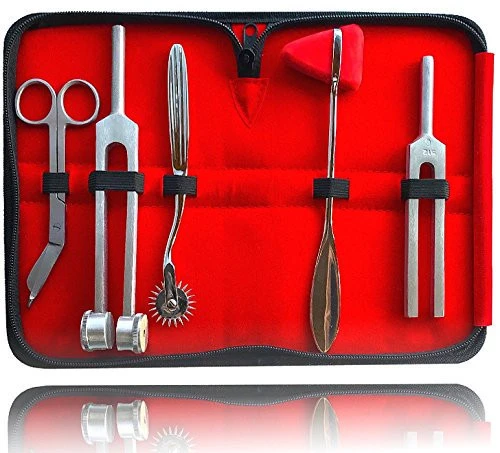 Medical Students Tuning Fork percussion hammer Set Medical Surgical Physical Diagnostic Instrument Kit