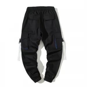 mens cargo pants with side pockets cargo jogger pants streetwear pants