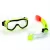 Import Mesuca Snorkel goggles  Pink Black Green Camera Kids Customize Blue Logo Gross Nylon Face Mount Pcs Color from China