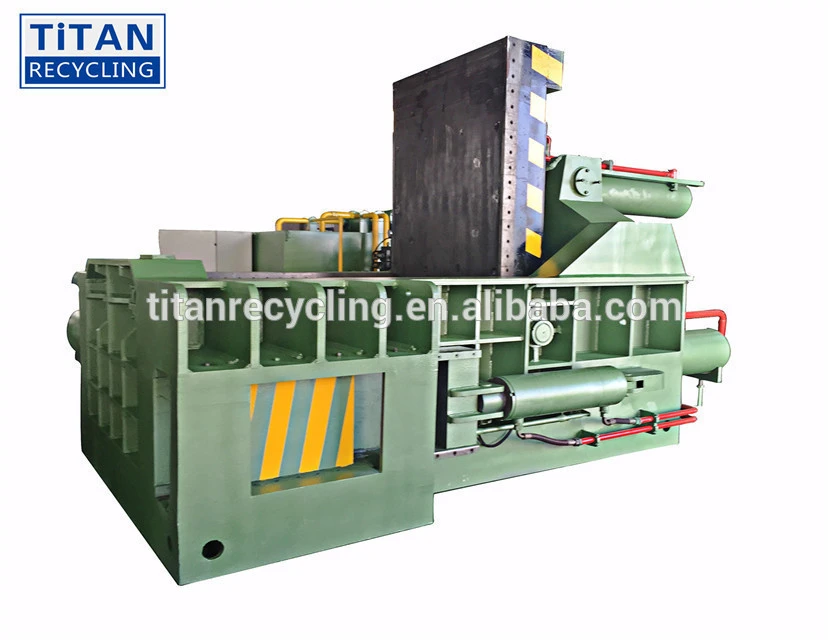 Metal recycling hydraulic scrap metal baling press machine / baler machine