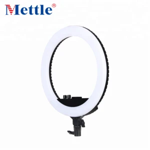 Mettle  Hot Sale LED Dual Color Dimmable Ring Light Photo studio Photographic Lighting for Phone and Camera Ring Light