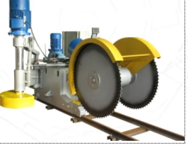 Mining Cutting Machine with Horizontal and Vertical Saws for Sandstone Laterite Brick Mining