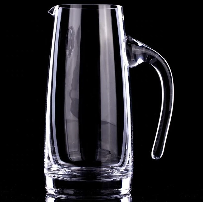 300ml/500ml/1400ml High Borosilicate Transparent Glass Handle Hot And Cold Water Pitcher Good Jug Water Pots