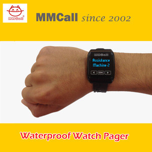Buy Mmcall Industrial Paging System Call Button Pager Wrist Watch Pager ...