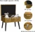 Import Modern Chair Furniture Pouf Footstool Tufted Woven Velvet Fabric Suitcase Storage Stools Bed Ottoman with Wood Legs from China