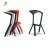 Import Modern Contemporary Design Stackable Plastic Bar High Chair Stool with Back for Pub Counter from China