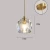 Import Modern Copper Pendant lighting Led Crystal Ceiling Chandeliers from China