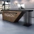 Import Modern Design Office Reception Desk Wood Reception Counter &amp; White Stone Welcome Table Of  Hotel Recetion Front Desk For Sale from China