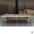 Import Modern luxury office conference room furniture boardroom Table 20 person table wooden meeting table with aluminum edge from China