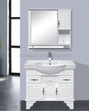 Modern Oak Wood Bathroom Cabinet Set Bathroom Vanity For Sale
