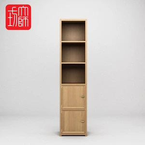 Modern simple unique design solid wood freely combinable study room bookcase