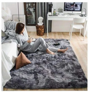 Modern Simplicity round/square Area Rug Fake Fur Artificial Blanket Silk Wool-plush Living Room Fur Carpet