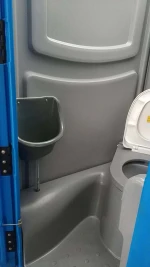 Modular Prefab Shower Cabin Toilet Mobile Outhouse Plastic Portable Toilet