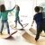 Import Montessori Teaching Aids Educational Playing Yoga Toys Kids Wooden Balance Board from China