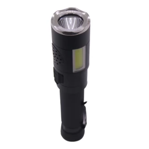 Multi-functional Anti-wolf LED torch flashlight Tactical led Torch USB Rechargeable
