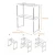 Import Multifunctional Adjustable Standing Type Microwave Oven Shelf Rack from China
