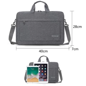 Multifunctional Shoulder Messenger College Recycled Guangzhou Personalised Business Man Laptop Bags for Macbook Air