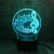 Import Music Note Figure Luminous Toys 3D Illusion LED Nightlight Colorful Flash Light Desk Lamp Musical Notes Design Model Child Gifts from China