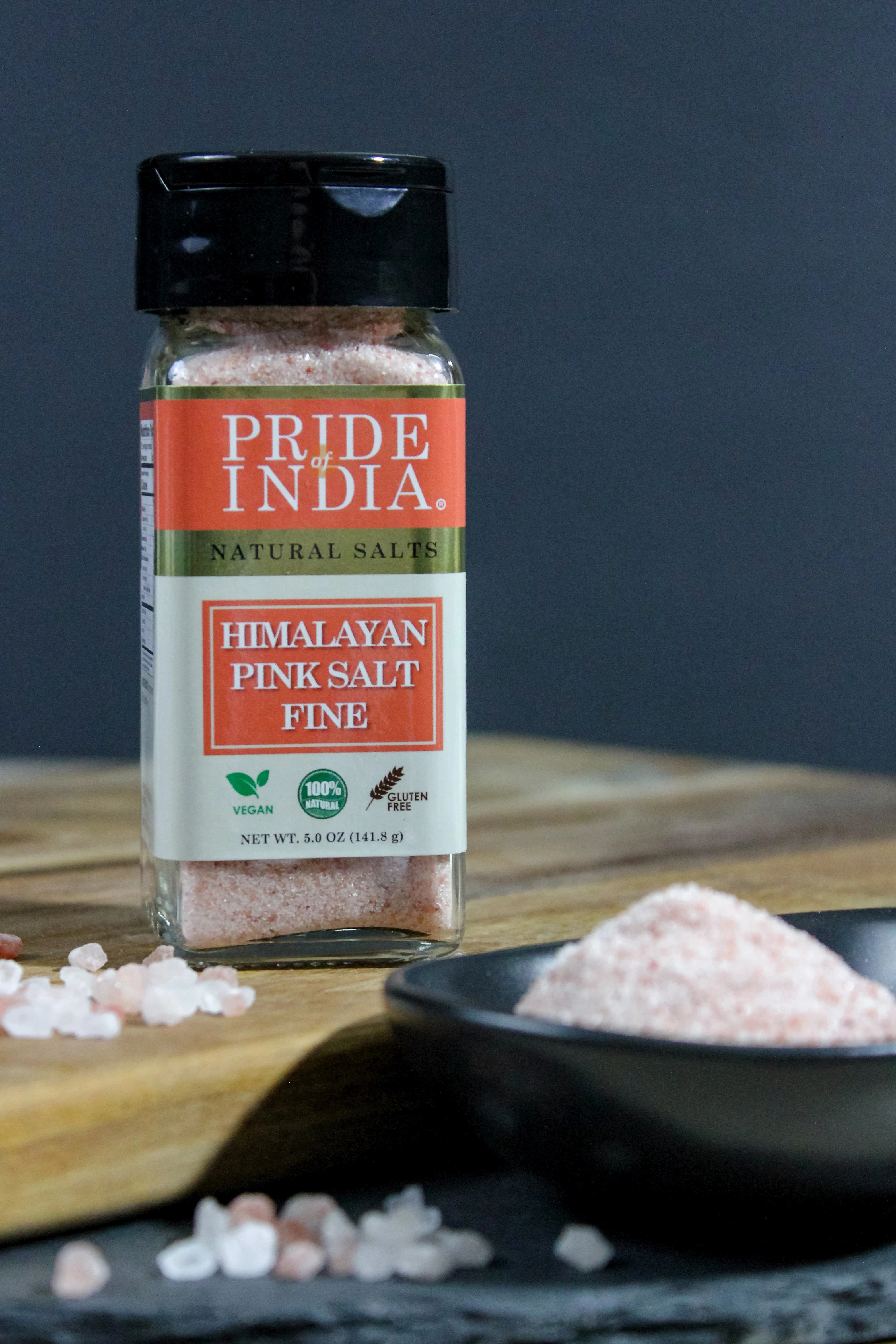 Natural Himalayan Pink Salt Fine Ground (5.00 OZ, 142gms) Jar