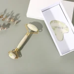 Natural xiuyan jade roller set anti aging massage roller for face