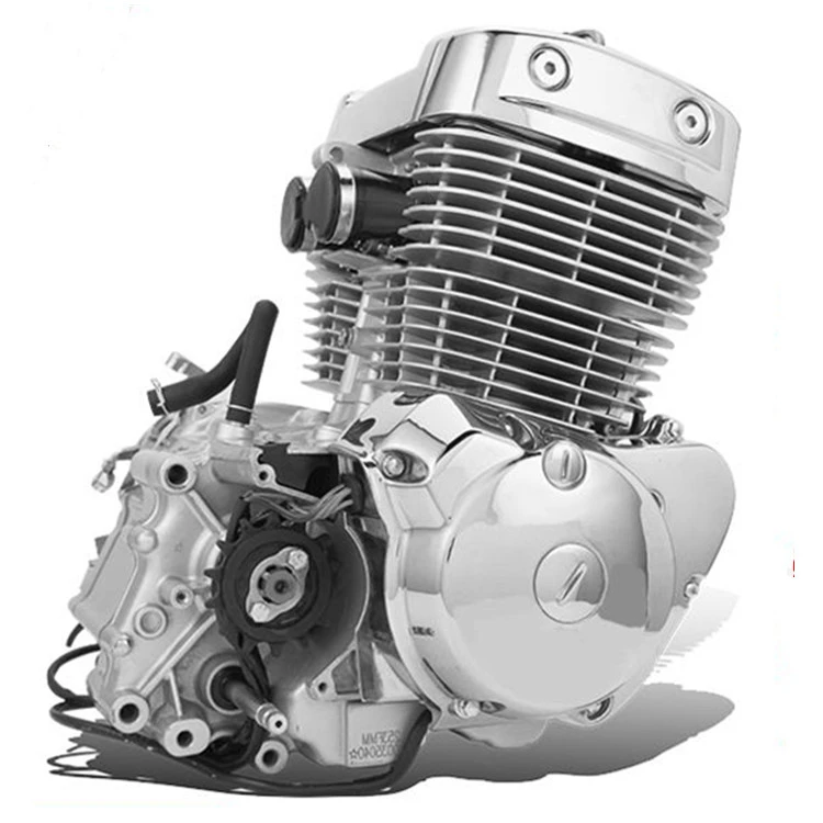 new 2022 parallel two-cylinder 4-stroke air-cooled electric /kickl motorcycle engine 250CC
