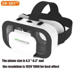 New 3D VR Games Virtual Reality Box For Mobile Gaming Glasses Compatible With iPhone Android Phone G05 Metaverse Headset Movie