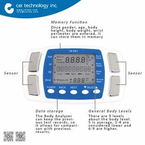 New Arrival portable functional body fat analyzer composite meter