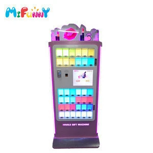 New Arrival shopping mall arcade game toy lipstick challenge vending machine