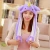 Import New Arrival soft plush Bunny Ear hat unique gift Easter Costume accessories  funny Animal Party Moving ears hat from China