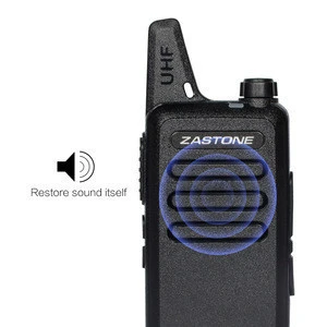 New arrival UHF MINI two way radio ZASTONE X6 mini portable walkie talkie