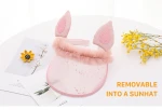 New Arrivals Fashion Baby Summer Hat Girls Boys Kids Sunscreen With Shield Protection Sun Hat Kids