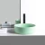 Import New coming European design luxury hotel matt color bathroom sink ceramic wash hand basin art basin from China
