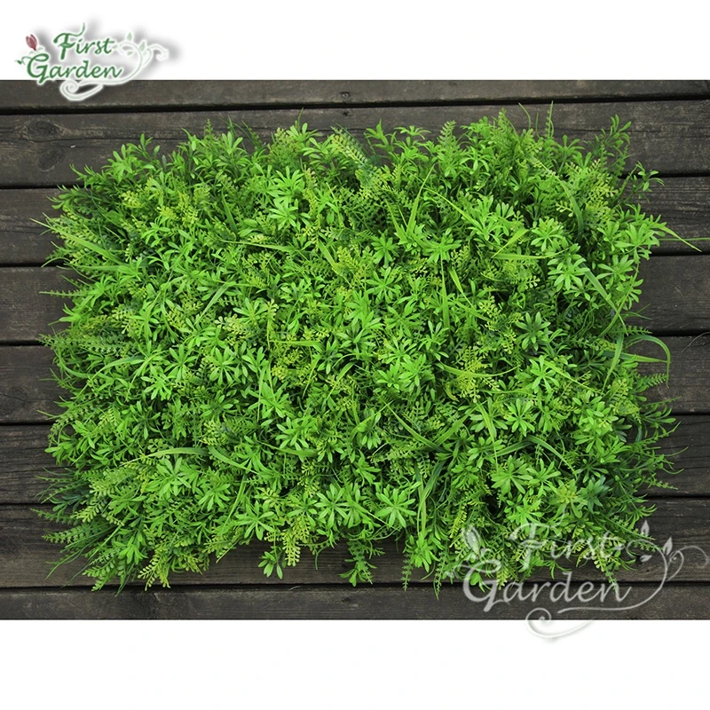 New design custom jungle style vertical plant wall artificial hanging plant Green grass wall home decoration