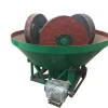 New design gold three wheels wet pan mill,gold milling grinding machine