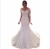 Import New Design Long Sleeve V Neck Sexy  Slim Fit Bride Wedding Dress 2020 from China