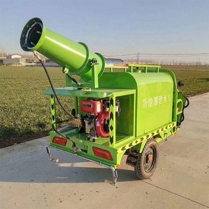 New energy electric dust suppression spray truck Outdoor disinfection machinery Sanitation tricycle with fog cannon