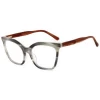 New fashion custom hot sale cat eye spectacle optical frame eyeglasses for women